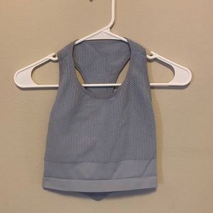 Alo Blue Slate Crop Top